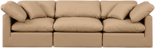 Meridian Furniture Indulge 3-Piece Tan Sofa-1