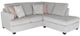 Dynasty Furniture 2-Piece Sand Right-Arm Facing Sectional and Chaise-0