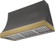 AGA Marquee 48" Slate Wall Mounted Range Hood  with Antique Brass Trim-0