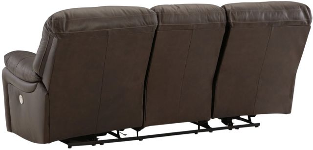 Signature Design by Ashley® Leesworth Dark Brown Power Sofa-3