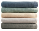 Olliix by INK+IVY Bree Knit Indigo Twin Blanket-2