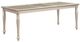 Mazin Furniture Celandine Silver Dining Table with Glass Insert-0