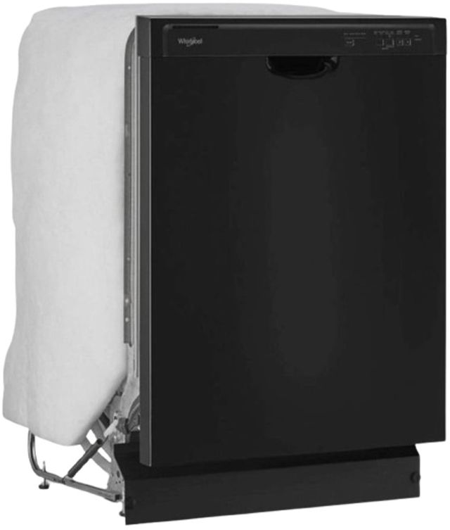 Whirlpool® 24" Black Front Control Built In Dishwasher with Boost Cycle-2