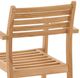 Dovetail Furniture Verdant Natural Wooden Outdoor Dining Chair-5