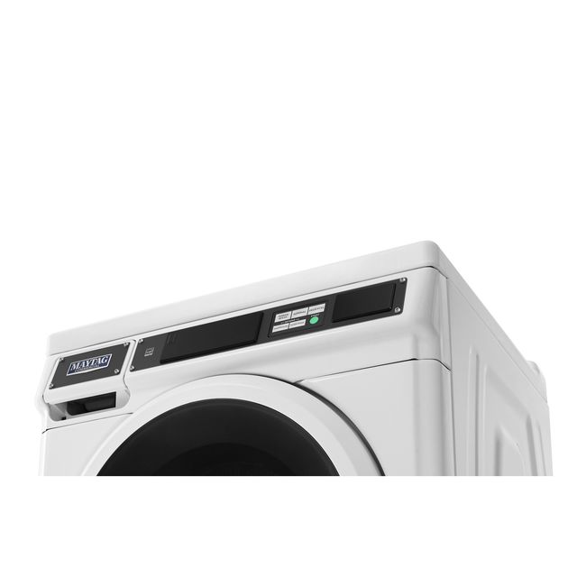 Maytag Commercial 3.1 Cu. Ft. Card-Reader-Ready / Non-Vend Front-Load Washer - White-1