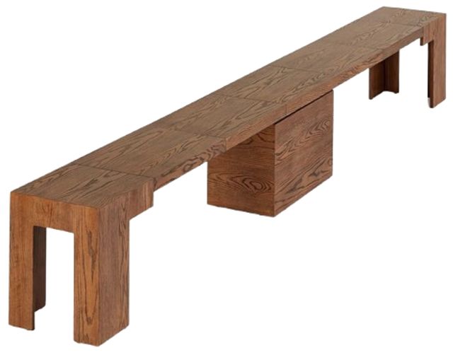 Transformer Table Transformer American Walnut Extendable Dining Bench-1