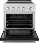 ZLINE Autograph Edition Paramount 30" Stainless Steel Pro Style Induction Range with Black Matte Door-1