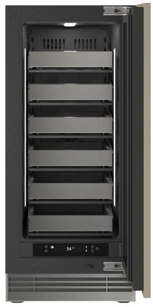 U-Line® Home Collection 15" 2.8 Cu. Ft. Panel Ready Wine Refrigerator with Solid Door-2