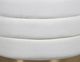 Harp & Finial® Acotas Brass/Cream Ottoman-1