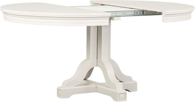 Magnussen Home® Willowbrook Egg Shell White 48" Round Dining Table-1