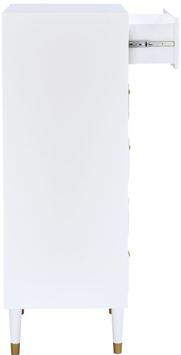 Linon Geo White Chest Of Drawers-2