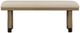 Magnussen Home® Tristan Beige/Swiss Coffee Brown Upholstered Bench-2