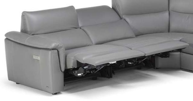 Natuzzi Editions Customizable Amorevole 6-Piece Leather Power Reclining Right-Arm Facing Sectional and Chaise with Power Headrest-1