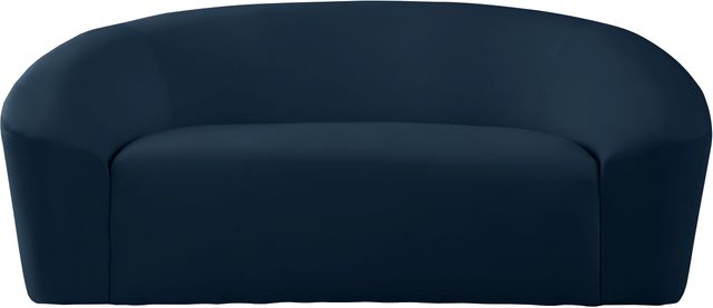 Meridian Furniture Riley Navy Velvet Loveseat-0