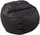 CordaRoy's® Original Black Faux Leather Full Bean Bag Chair-0
