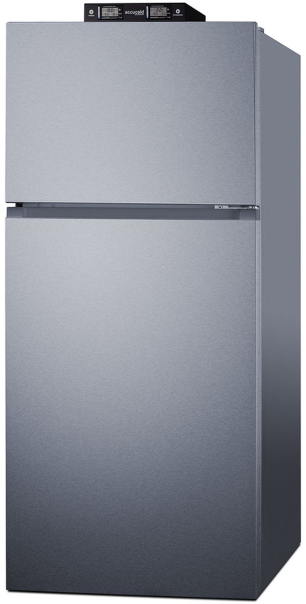 Summit® 30" 18 Cu. Ft. Stainless Steel Counter Depth Top Freezer Refrigerator-2