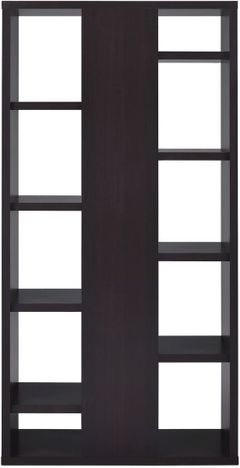 Coaster® Altmark Cappuccino Bookcase with Staggered Floating Shelves