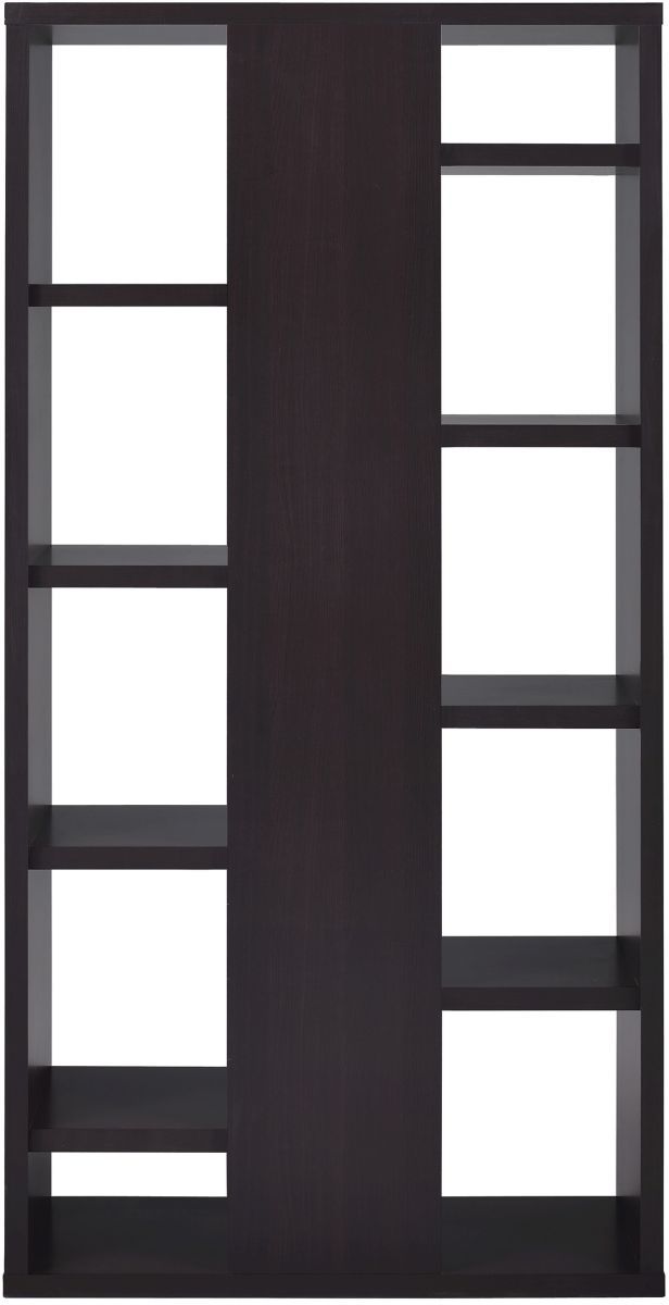 Coaster® Altmark Cappuccino Bookcase with Staggered Floating Shelves