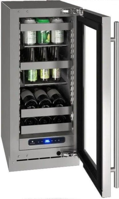 U-Line® 15" Panel Ready Undercounter Beverage Center-2
