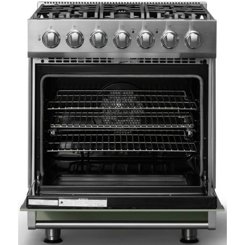 Viking® 3 Series 30" Eucalyptus Pro Style Dual Fuel Range-1