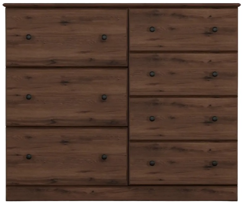 Perdue Woodworks Essential Brown 7-Drawer Chest | Bingham & Sons