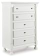 Signature Design by Ashley® Kaslyn 6-Piece White Twin Bedroom Set-3
