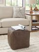 Hammary® Hidden Treasures Solace Brown Cube Ottoman-1