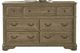 Liberty Furniture Magnolia Manor 4-Piece Weathered Bisque King Bedroom Set-2