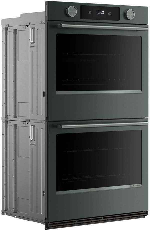 KitchenAid® 30" Juniper Smart Double Electric Wall Oven with Intelligent Cooking Camera-2