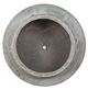 A & B Home Distressed Green Round Ridged Cement Planter-2