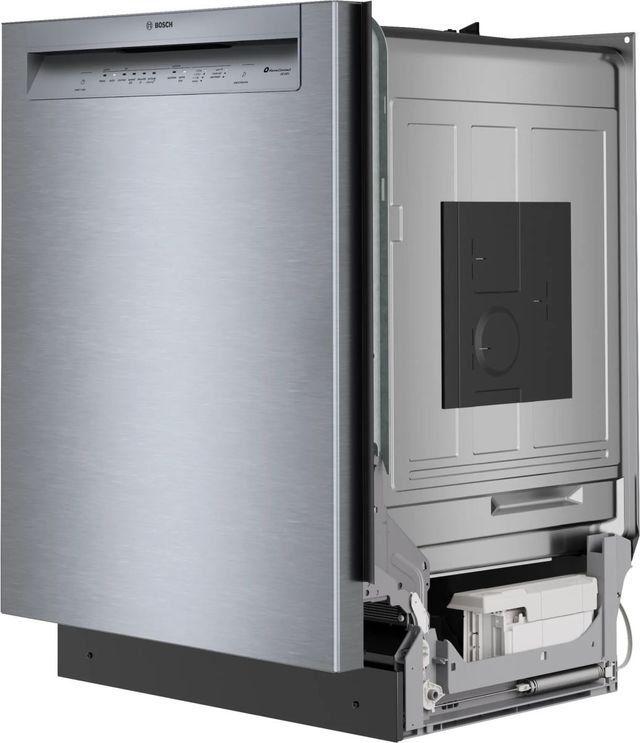 Bosch® 300 Series 24" Anti-Fingerprint Stainless Steel Front Control Built-In Dishwasher -3