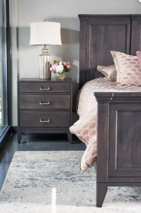 Urban Collections by Yutzy Woodworking Champagne Retreat White Oak Nightstand-1