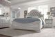 Liberty Furniture Magnolia Manor 3-Piece Antique White/Weathered Bark California King Panel Bed Set with Nightstand-0
