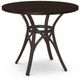 Amisco Customizable Kai Round Table with 36" Birch Veneer Table Top-0