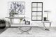 Coaster® Kerwin Marble White End Table with Chrome Base-4