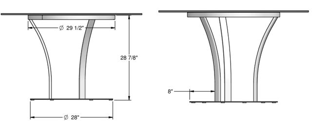 Amisco Customizable Dalia Dining Table-2
