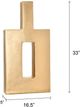 Harp & Finial® Pont Gold Leaf Tall Vase-2