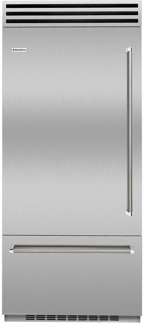 BlueStar® 36 in. 22.4 Cu. Ft. Stainless Steel Bottom Freezer Built In Refrigerator-0