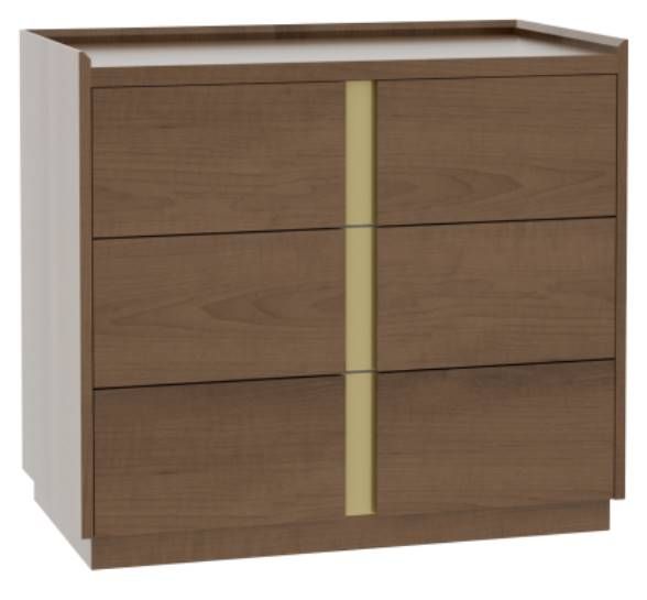 Country View Woodworking Verrado 36" Plinth Base Bedside Chest-0