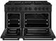 ZLINE Paramount 48" 6.7 cu. ft. Black Satin Stainless Steel Paramount Double Oven Dual Fuel Range with 8 Burner Gas Cooktop-4