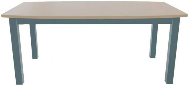 Mavin Customizable 38" x 72" Boat Dining Table-1