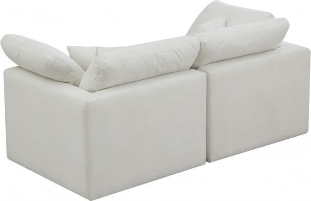 Meridian Furniture Plush 2-Piece Cream 70" Modular Sectional-1