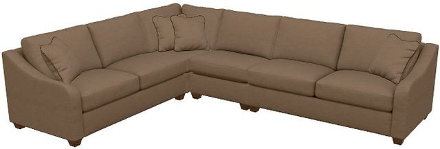 La-Z-Boy® Charlie Cappuccino Sectional with Custom Layout Options-1