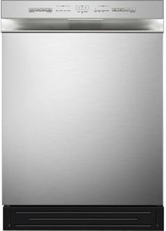Midea® 24" Stainless Steel Front Control Built In Dishwasher