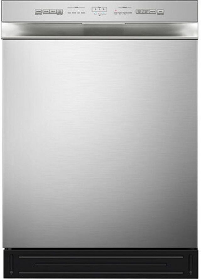Midea® 24" Stainless Steel Front Control Built In Dishwasher