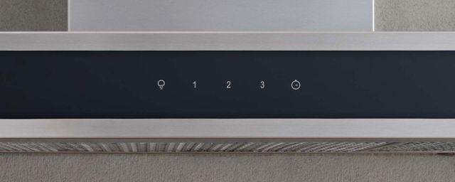 Bertazzoni 36" Stainless Steel Glass Front Wall Mounted Range Hood-1