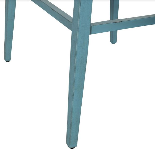 Liberty Furniture Vintage Blue Backless Upholstered Barstool-4