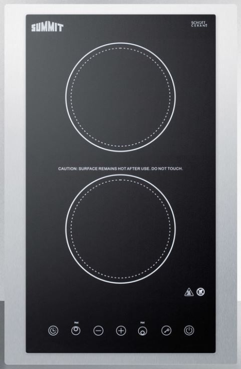 Summit® Stainless Steel Cooktop Custom Trim Kit-2