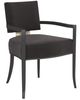 Caracole® Reserved Seating Caracole Classic Black/Seal Skin Arm Chair-0