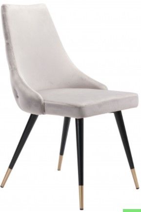 Zuo® Modern Piccolo Gray Dining Chair-0
